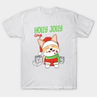 Holly Jolly Corgi T-Shirt